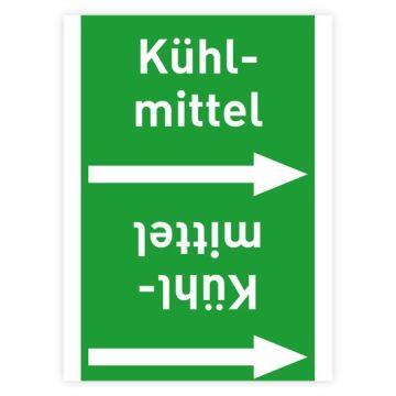Rohrleitungsband Kühlmittel nach DIN 2403 in verschiedenen Ausführungen
