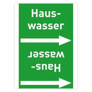 Rohrleitungsband Hauswasser nach DIN 2403 in verschiedenen Ausführungen