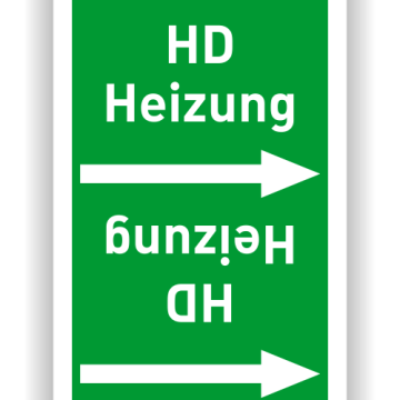 Rohrleitungsband HD Heizung nach DIN 2403 in verschiedenen Ausführungen