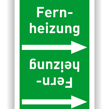 Rohrleitungsband Fernheizung nach DIN 2403 in verschiedenen Ausführungen