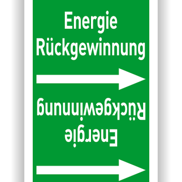 Rohrleitungsband Energie Rückgewinnung nach DIN 2403, in verschiedenen Ausführungen