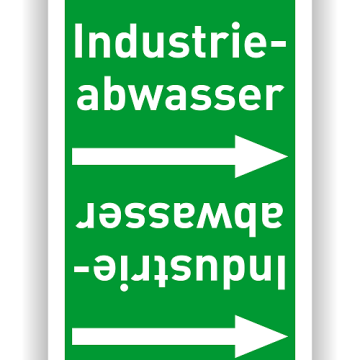 Rohrleitungsband Industrieabwasser nach DIN 2403 in verschiedenen Ausführungen