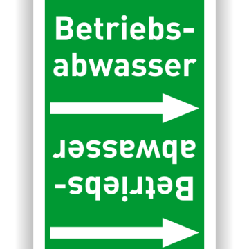 Rohrleitungsband Betriebsabwasser nach DIN 2403 in verschiedenen Ausführungen