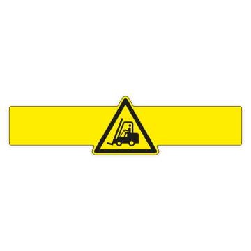 Bodenmarkierungsstreifen Achtung Stapler, Zebrastreifen, selbstklebend