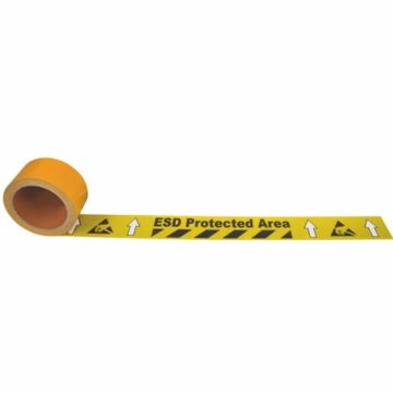 Bodenmarkierungsband, ESD Protected Area, WT-5125, 50 mm, Rolle 5 m