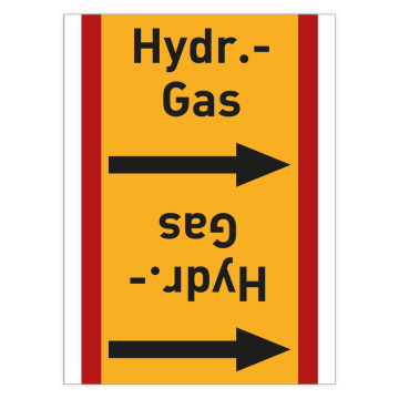 Rohrleitungsband Hydr.-Gas nach DIN 2403, in verschiedenen Ausführungen