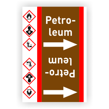 Rohrleitungsband Petroleum nach DIN 2403, in verschiedenen Ausführungen