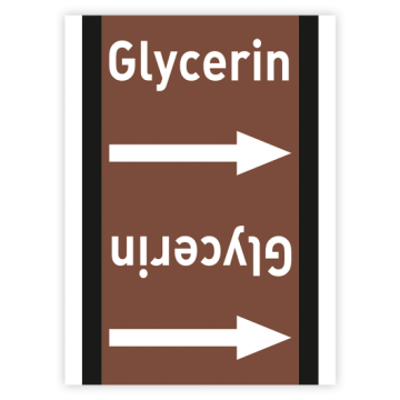 Rohrleitungsband Glycerin nach DIN 2403, in verschiedenen Ausführungen