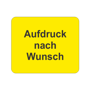 Bodenmarkierungsschilder, individueller Druck, gelb/schwarz