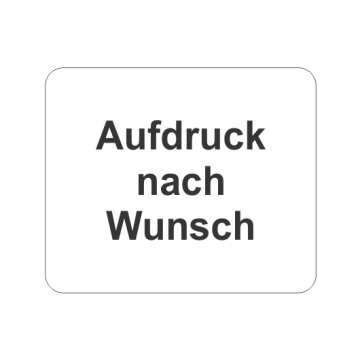 Bodenmarkierungsschilder, individueller Druck, weiß/schwarz