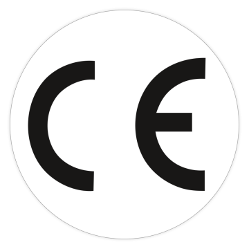 CE-Zeichen, Folie, weiß