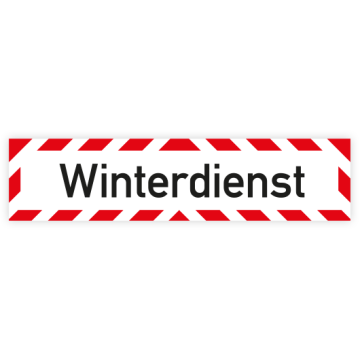 Fahrzeugschild Winterdienst