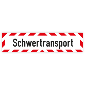 Fahrzeugschild Schwertransport