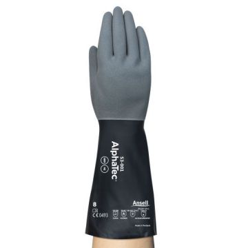 Ansell Chemikalienschutzhandschuhe AlphaTec® 53-001, 6 Paar/VE