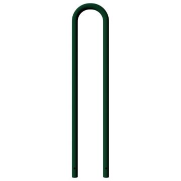 Universalbügel, Stahlrohr Ø 60 mm, 400 x 1400 mm, grün RAL 6005, zum Einbetonieren