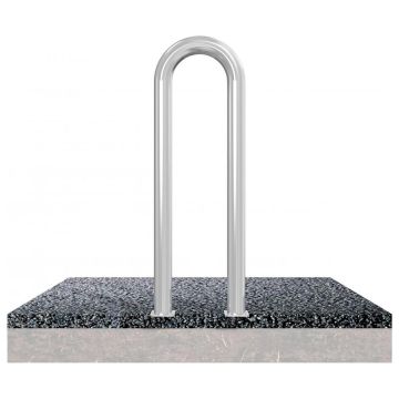 Universalbügel, Stahlrohr Ø 76 mm, ohne Querholm, feuerverzinkt, zum Aufdübeln