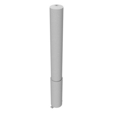 Absperrpfosten Ø 152 mm, herausnehmbar, 1000mm Überflur, ohne Verschluss, feuerverzinkt