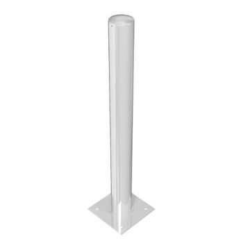 Absperrpfosten Ø 152,4 mm, ortsfest, zum Aufdübeln Länge 1500 mm, neigbar, innenliegende Feder