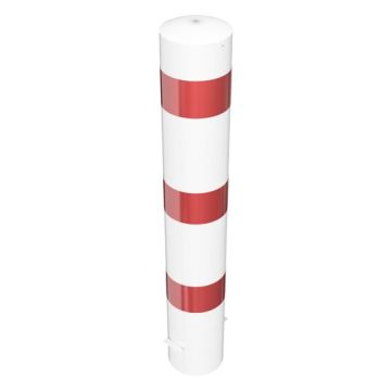 Absperrpfosten Ø 193 mm, zum Einbetonieren, 800mm Überflur, Befüllbar, schraubbarer Deckel, w/r