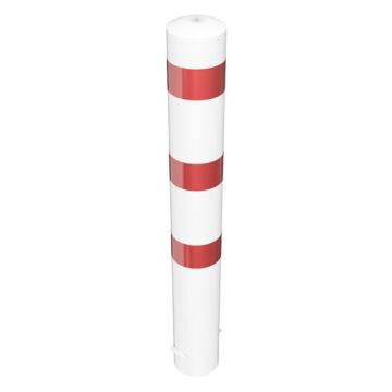 Absperrpfosten Ø 193 mm, zum Einbetonieren, 1100mm Überflur, Befüllbar, schraubbarer Deckel, w/r