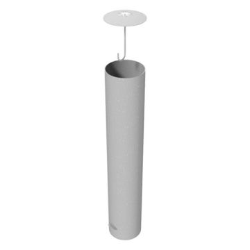 Absperrpfosten Ø 273 mm, zum Einbetonieren, 1100mm Überflur, feuerverzinkt, mit losem Deckel