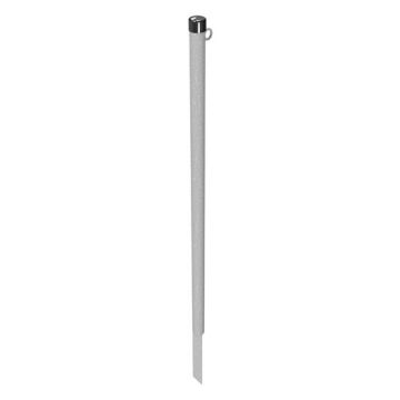 Absperrpfosten Ø 42 mm, ortsfest zum Einschlagen Länge 1300 mm, Einschlagspitze, feuerverz., 1 Öse