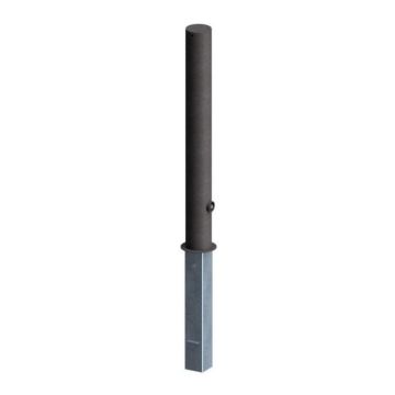 Stilpoller Ø 102 mm, herausnehmbar, Flachkopf Länge 950 mm, Dreikantverschluss, feuerverzinkt