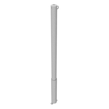 Absperrpfosten Ø 60 mm, herausnehmbar, Bodenhülse, 900mm Überflur, ohne Verschluss, 1 Öse