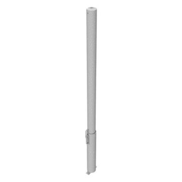Absperrpfosten Ø 60 mm, herausnehmbar, Bodenhülse, 900mm Überflur, für Vorhangschloss