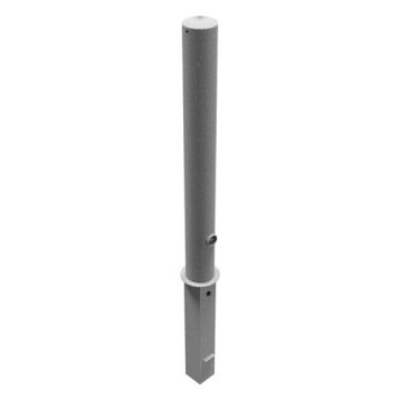 Absperrpfosten Ø 102 mm, herausnehmbar, 900mm Überflur, mit Dreikantverschluss, feuerverzinkt