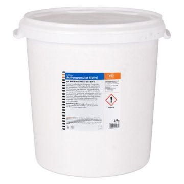 Auftaugranulat Eisfrei mit Antirutsch-Effekt bis -40 °C, 25 kg Eimer, für vereiste Verkehrsflächen