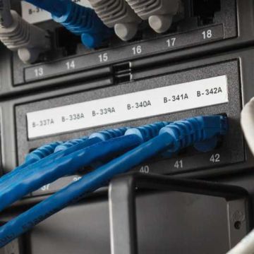 Nichtklebende Einschubstreifen, weiß matt, B-412, für M610, M611, M710, BMP61 & BMP71