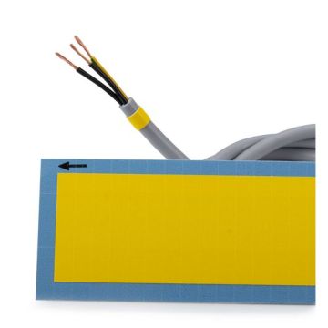 Farbige Drahtmarkierer, verschiedene Farben, Vinyl permanent haftend, 6,35 x 38 mm, 900 Stück