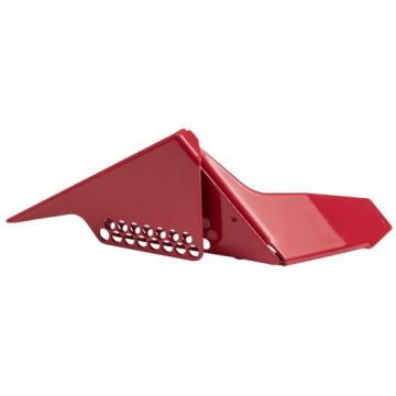 Große Kugelhahn-Absperrung, für Rohrdurchmesser 31,75-76,20 mm, rot, Stahl für max. 15 Schlösser