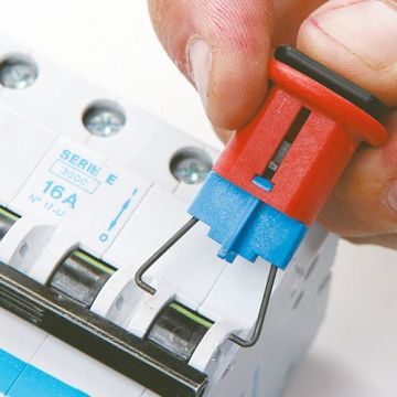 Verriegelungssystem für Schutzschalter, PIS (Pin-In Standard) Verriegelung