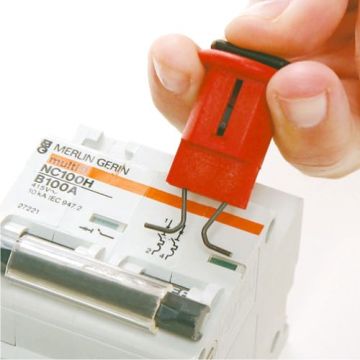 Verriegelungssystem für Schutzschalter, POW (Pin-Out Wide) Verriegelung