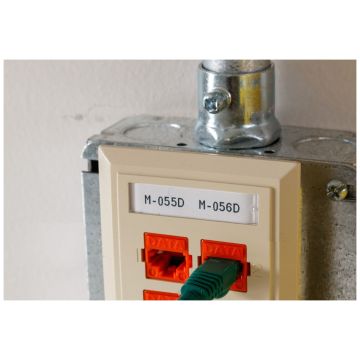 Einschubstreifen aus Kunststoff, weiß, B-412, für M410, M510, M511, BMP41 & BMP51