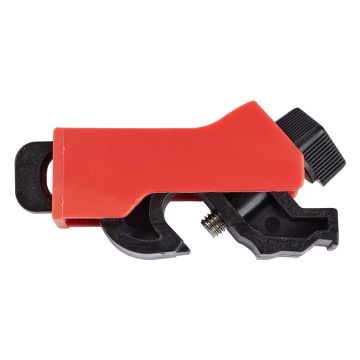 Universal-Miniverriegelung für Schutzschalter, Schraubmontage, Nylon, rot