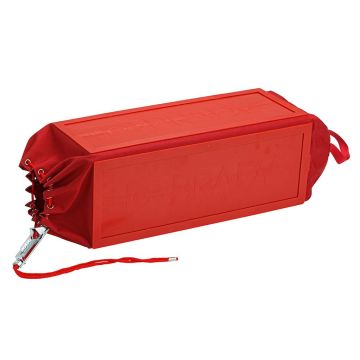 Absperrung für Hängetaster, ausziehbar, rot
