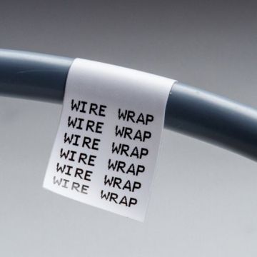 Gewebe-Etiketten, weiß, für M211 & M210, verschiedene Formate
