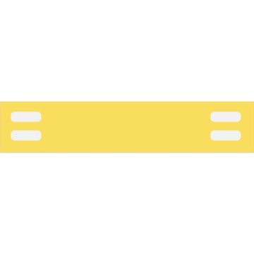 Heatex Kabelanhänger, Gelb, 75 x 25 mm, für M610/M611/M710/BMP61/BMP71, M6-25x75-7643-YL