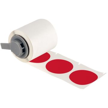 Vinyletiketten, rund, zum Druck von Prüfplaketten, für M610/M611/M710, verschiedene Ausführungen