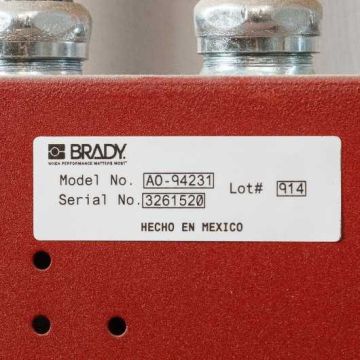 Polyester-Etiketten, hellgrau, für i3300, i5300 und BBP33, verschiedene Formate, B-428