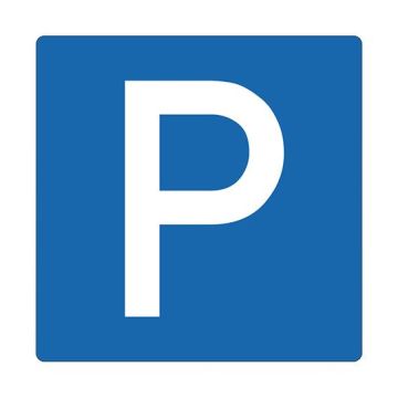 Bodenschild Outdoor, selbstklebend, Parkplatz