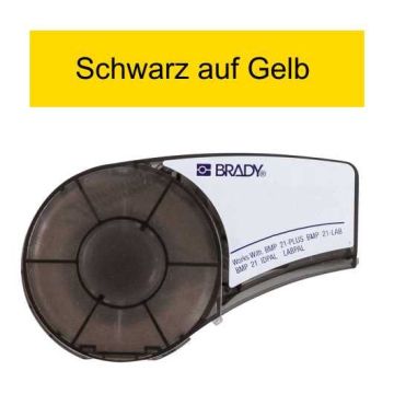 Vinyl-Etikettenband, gelb, 12,7 mm x 6,4 m, für BMP21/M211/M210, M21-500-595-YL