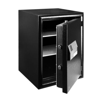 Burg-Wächter Tresor Diplomat MTD 760 E FP 62,5x50 cm, Fingerprint, Widerstandsgrad I, Tiefschwarz