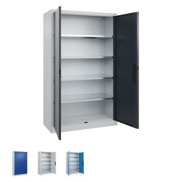 C+P Flügeltürenschrank Serie Acurado 89, Breite 1200 mm, verschiedene Schranktiefen und Farben