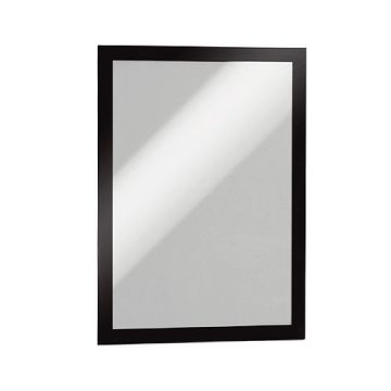 Magnetrahmen DURAFRAME, selbstklebend, DIN A4, schwarz, 2 Stück