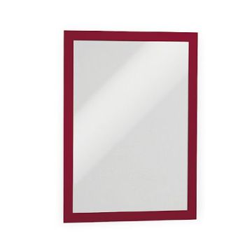 Magnetrahmen DURAFRAME, selbstklebend, DIN A4, rot, 2 Stück