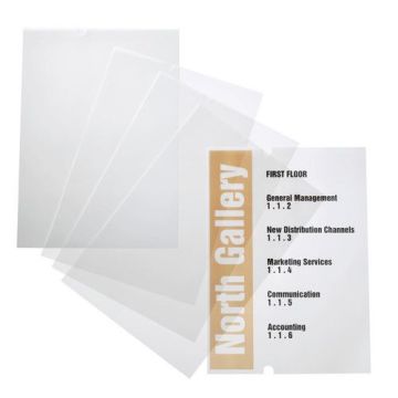 Einlegefolie für CRYSTAL SIGN, DIN A4 für Laser, Folie, semi-transluzent,